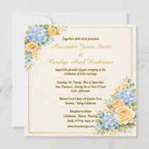 Elegant Wedding Invitation - Customisable