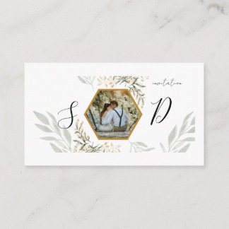 Elegant wedding invitation designed to celebrate l