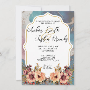 Elegant Wedding Invitation - Editable Template