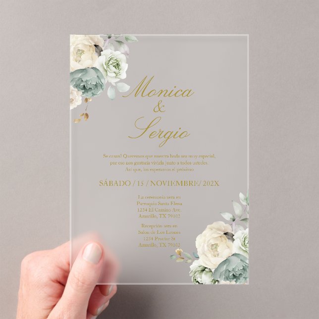 Elegant Wedding Invitation in Spanish (Insitu (Handheld))