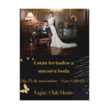 elegant wedding invitation