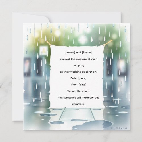 Elegant Wedding Invitation Template
