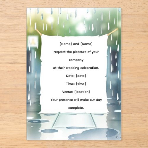 Elegant Wedding Invitation Template