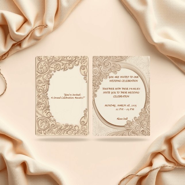 "Elegant Wedding Invitation – Timeless Love" (Creator Uploaded)