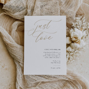 Elegant  Wedding Invitation with Calligraphy Font
