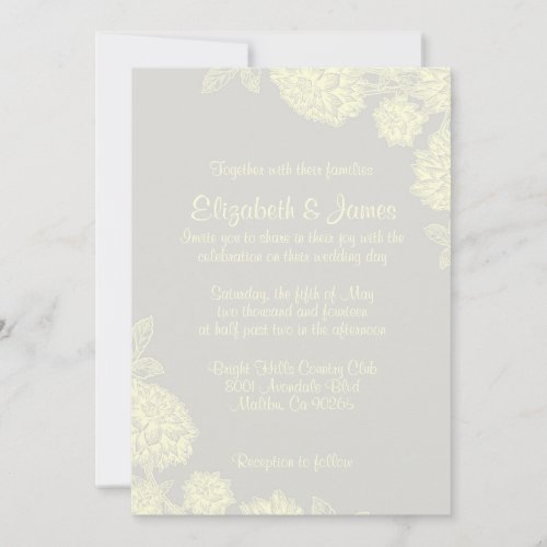 Elegant Wedding Invitations