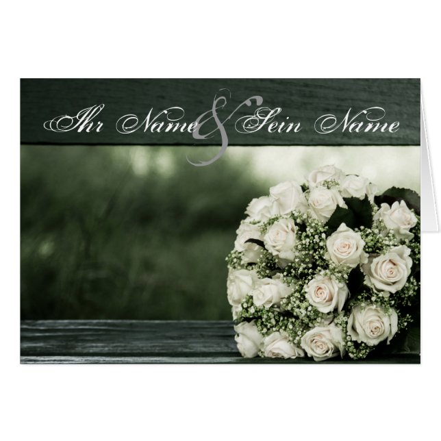 Elegant Wedding Invitations (Front Horizontal)