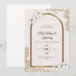 Elegant Wedding Invitations | Minimalist Designs