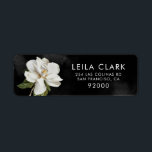Elegant Wedding Magnolia Return Address Label<br><div class="desc">Watercolor Magnolia Return Address Label. This elegant address label will add the finishing touch to your wedding or bridal shower invitation envelope. Matching items at your Cava Party Design store.</div>