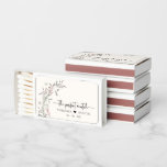 Elegant Wedding Matches<br><div class="desc">Elegant and stylish,  this Elegant Wedding Matches features gorgeous hand-painted dainty watercolor pink,  purple,  and blue pastel wildflowers and sage greenery with a cute white butterfly arranged in a lovely vintage bouquet on an ivory background. Find coordinating items in the Elegant Pastel Wildflowers Wedding Collections.</div>