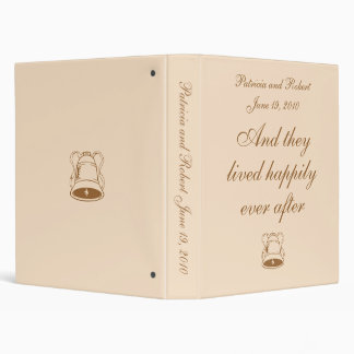 Elegant Wedding Memories 3 Ring Binder