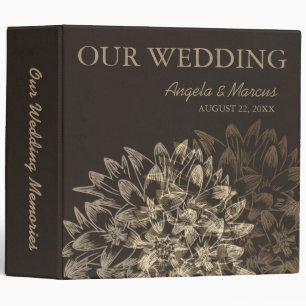 Elegant Wedding Memories Binder