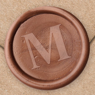 Elegant Wedding Monogram Modern Wax Custom Seal Stamp