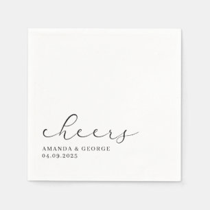 Elegant wedding napkins