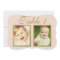 Elegant Wedding Photo Blush Gold Table Number