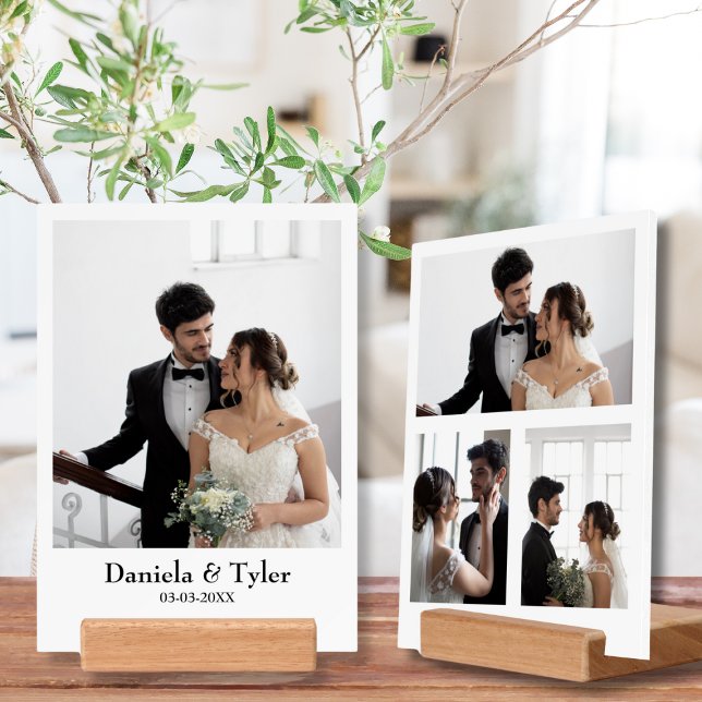 Elegant Wedding Photo Collage Love Picture Holder (Elegant Wedding Photo Collage Love Picture Holder)