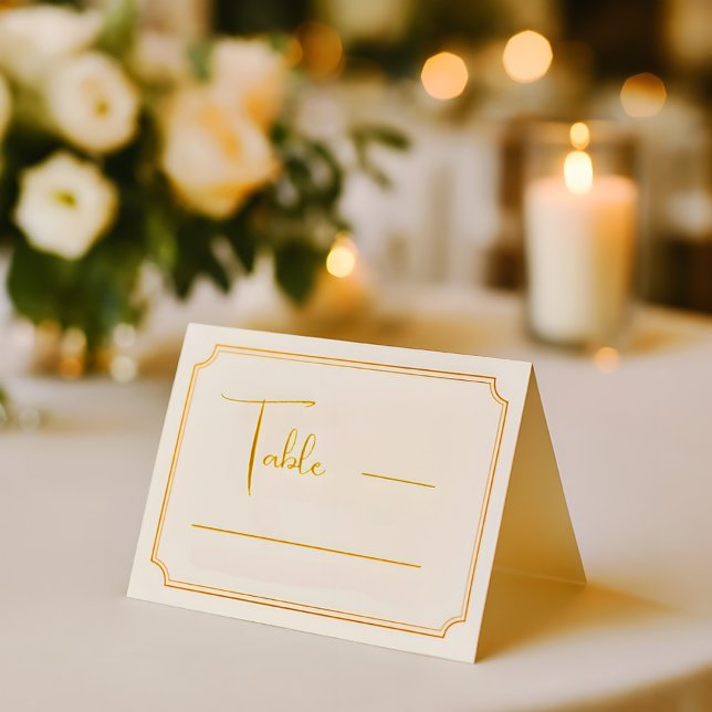 Elegant Wedding Place Card (Creator Uploaded)