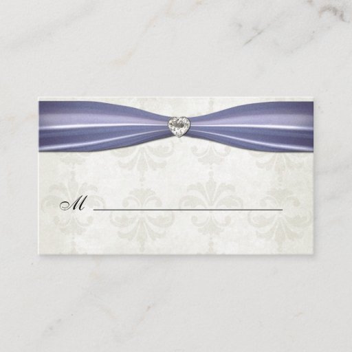 Customizable Elegant Wedding Place Cards Business Cards