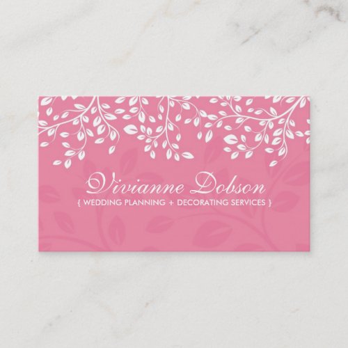 Elegant Wedding Planner Business Cards