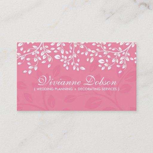 Customizable Elegant Wedding Planner Business Cards