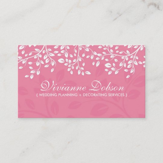 Elegant Wedding Planner Business Cards | Zazzle.com