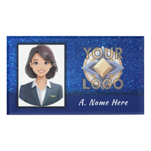 Elegant Wedding Planner Event Staff Luxury Venue Name Tag
