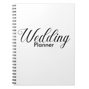 Elegant Wedding Planner Notebook