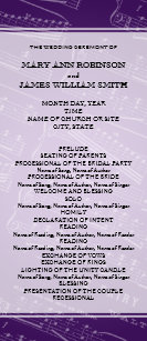 music sheet wedding programs