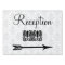 Elegant Wedding Reception Directional Arrow