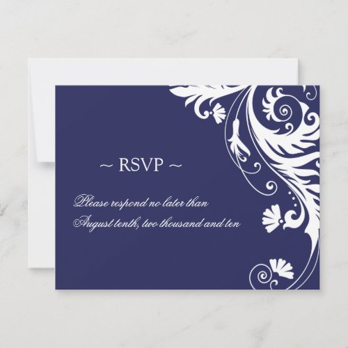 Elegant Wedding Reply Cards