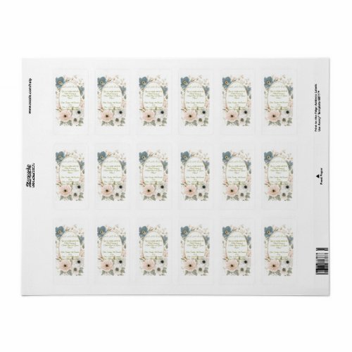 Elegant Wedding Return Address Labels -  Flo