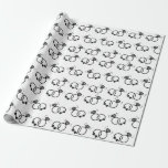 Elegant Wedding Rings Black and White Seamless Wrapping Paper<br><div class="desc">"Elegant Wedding Rings Black and White Seamless Wrapping Paper" showcases elegant wedding rings in a seamless design,  perfect for wrapping gifts that celebrate everlasting love on the wedding day.</div>