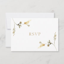 Elegant Wedding RSVP Card