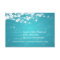 Elegant Wedding RSVP Cherry Blossom Blue