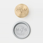 Elegant Wedding Save The Date Ampersand Monogram Wax Seal Stamp<br><div class="desc">Elegant Wedding Save The Date Ampersand Monogram Wax Seal Stamp, An elegant, minimalist design featuring a custom chic script separating the two first letters of the couple's names and save the date text. A simple and charming design, perfect for wedding and save the date. There are also wax stickers available...</div>