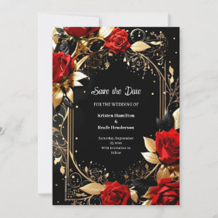 Elegant Wedding Save the Date Card
