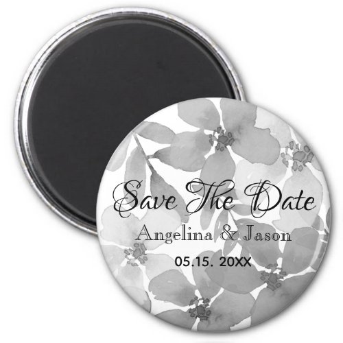 Elegant Wedding Save The Date Magnet