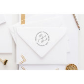 Elegant Wedding Save the Date Wedding Stamp (Stamp View)