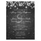 Elegant Wedding Save The Date Winter Sparkle Black