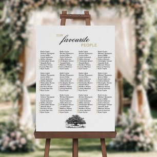 Elegant Wedding Seating Chart Sign