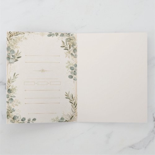 Elegant Wedding Stationery Thank You Card