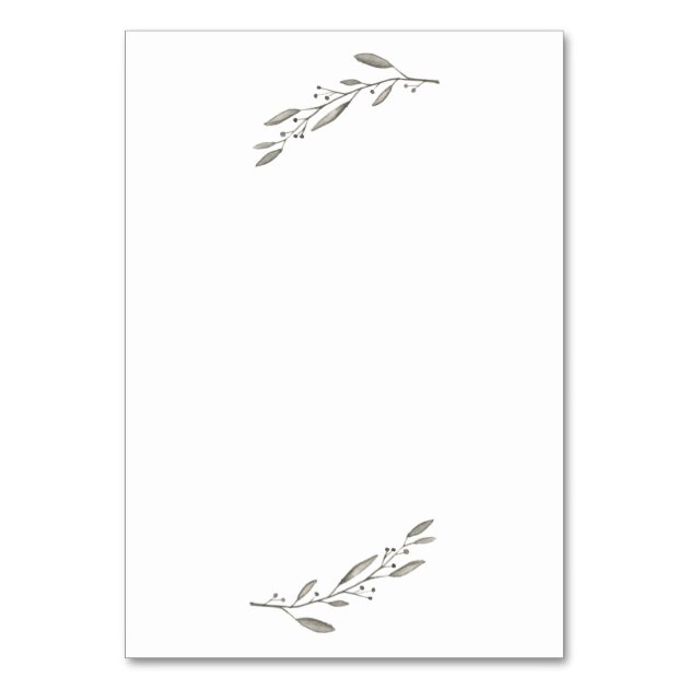 Elegant Wedding Table Place Cards Grey Floral