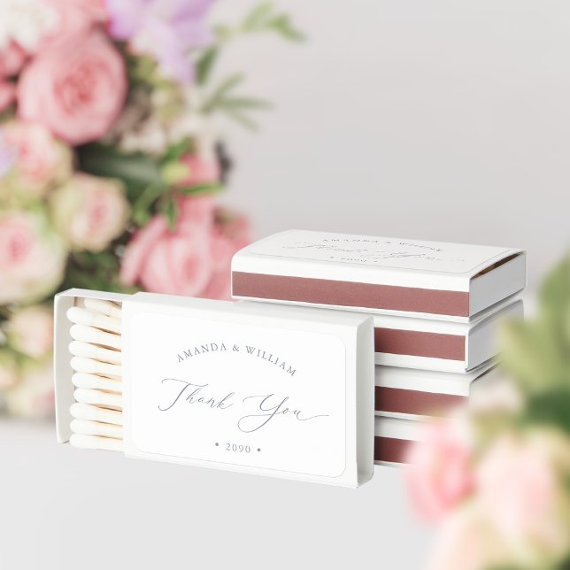 Elegant Wedding Thank You Matches (Creator Uploaded)