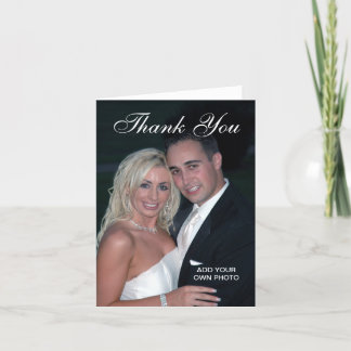 Elegant Wedding Thank You Photo Cards