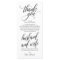 Elegant Wedding Thank you Place Setting Card v3