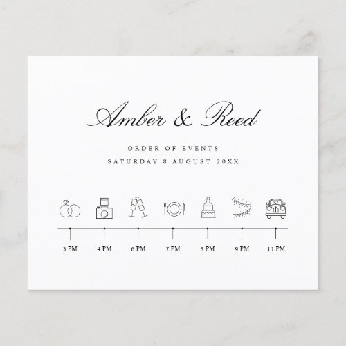 Elegant Wedding Timeline Budget Sheet