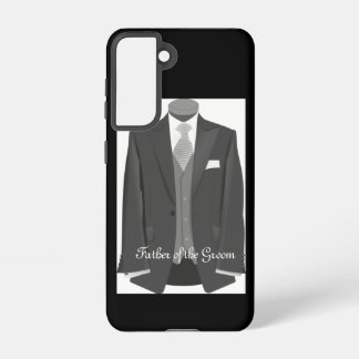 Elegant Wedding Tuxedo Suit Father of the Groom Samsung Galaxy S21 Case