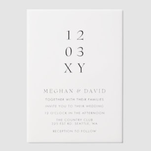 Elegant Wedding Vellum Invitations