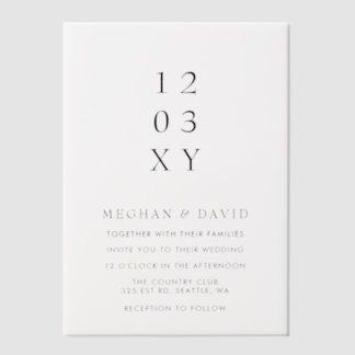 Elegant Wedding Vellum Invitations