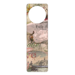 Elegant Wedding Vintage Marriage Antique Vintage Door Hanger